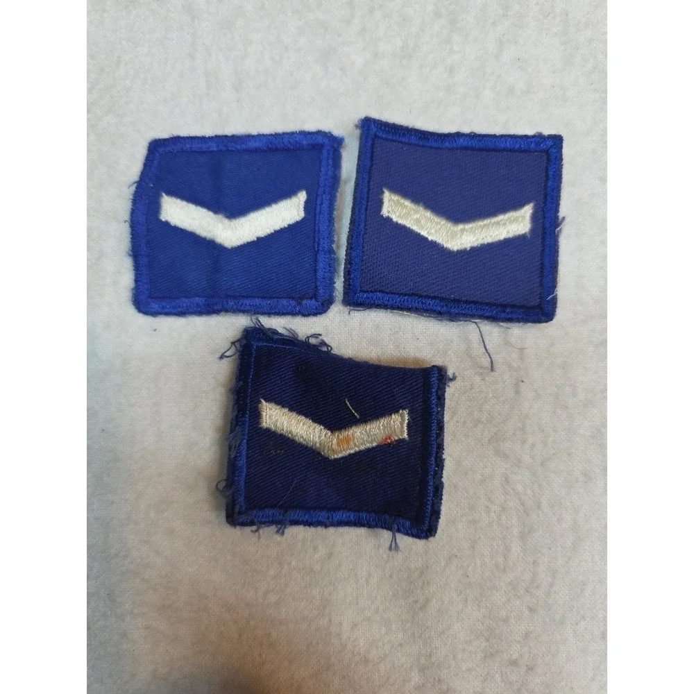 Pair of US Air Force CAP Civil Air Patrol Private 1st Class Rank Patches